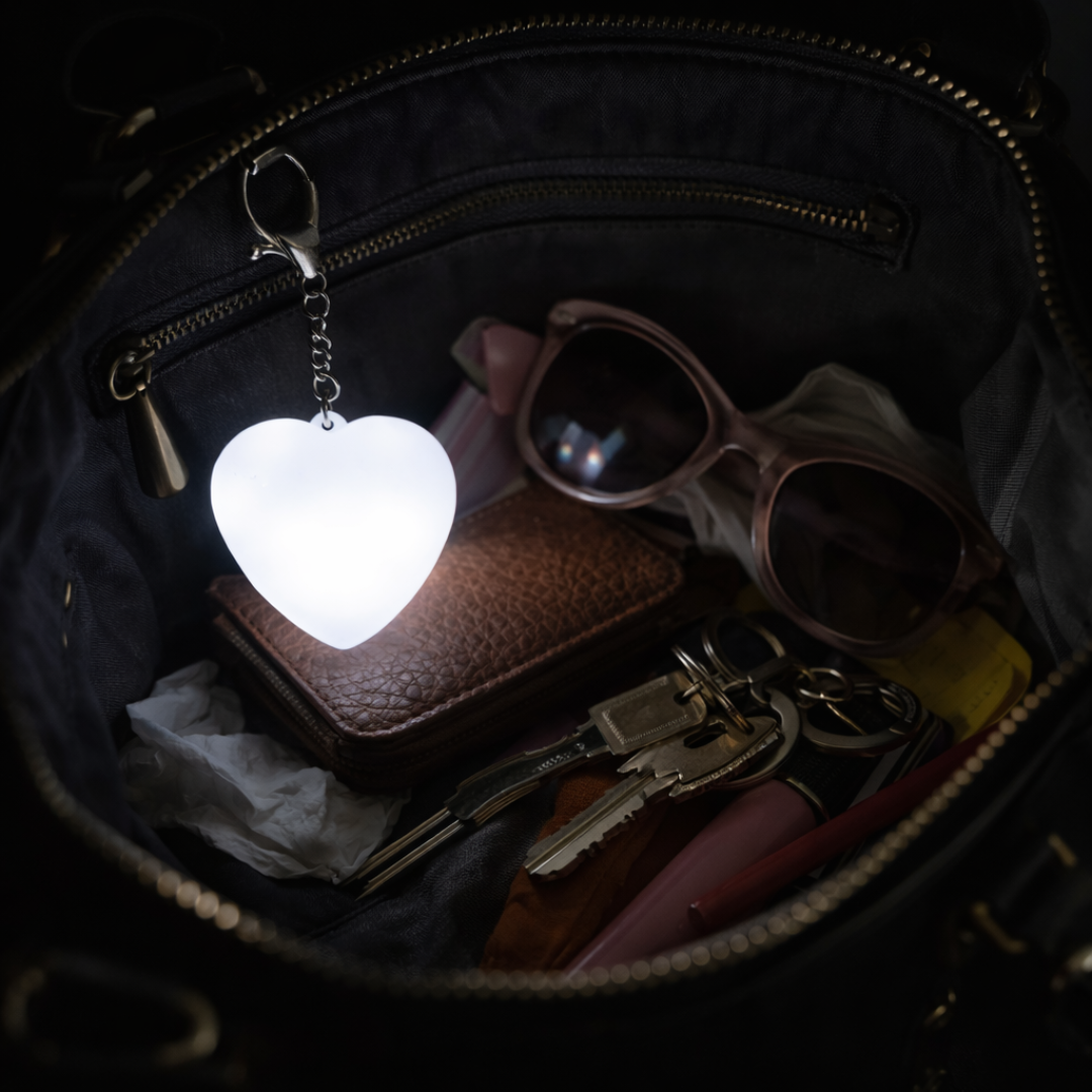 Cuore luminoso - gadget borsa donna